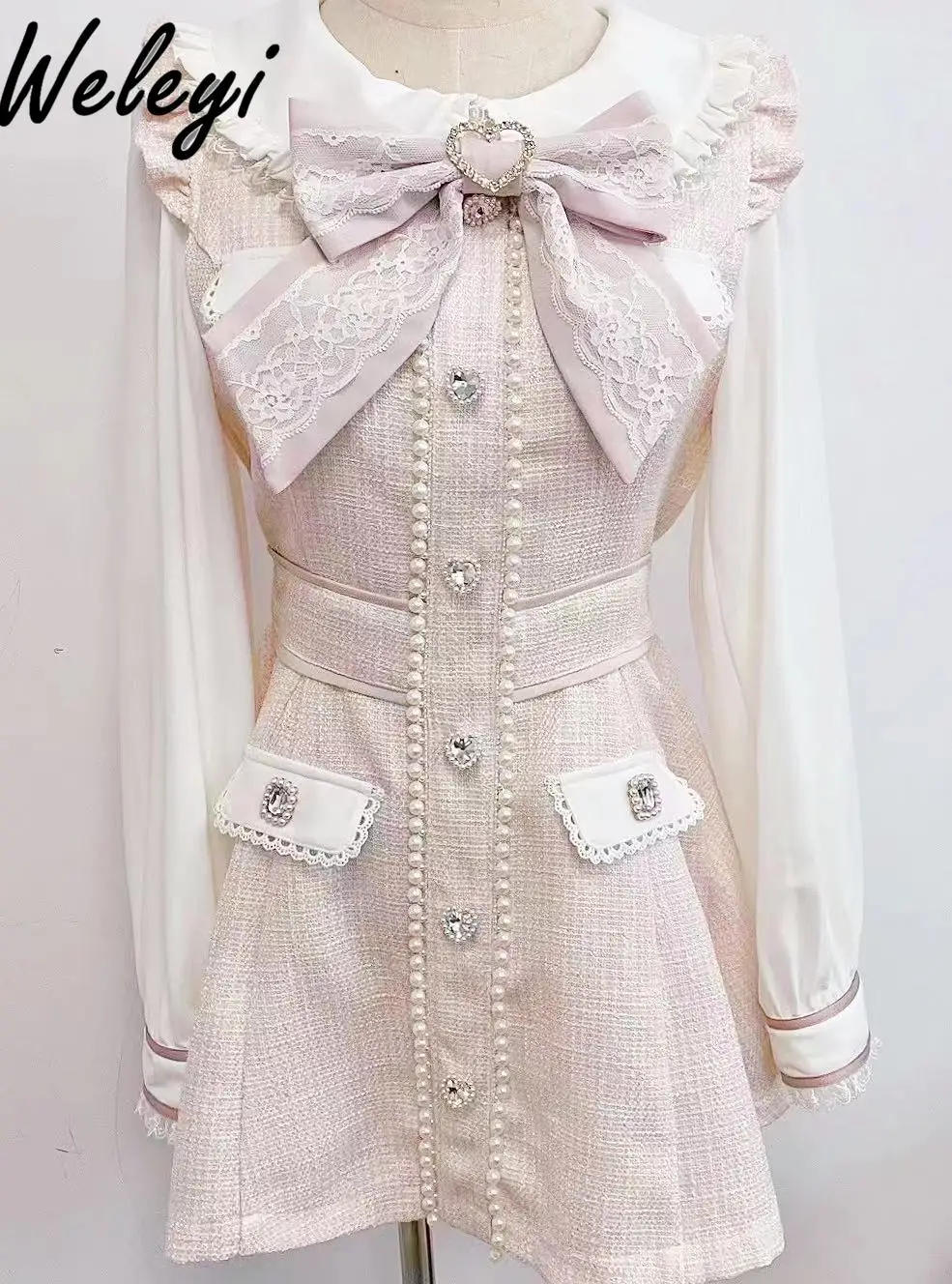 Cut Japanese Two Pieces Set Jirai Kei Outfit 2024 Spring New Women's Sweet Mine Series Long Sleeve Tweed Dress and Shorts Set
Cut Japanese Two Pieces Set Jirai Kei Outfit 2024 Spring New Women's Sweet Mine Series Long Sleeve Tweed Dress and Shorts Set