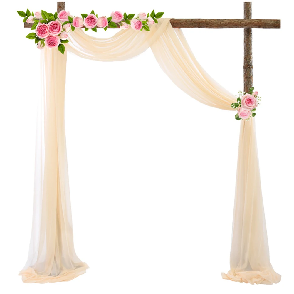 Large Chiffon Arch Curtain Chiffon Arch Curtain Multiple Options Polyester Tulle Draping Curtain Wedding Decor
Large Chiffon Arch Curtain Chiffon Arch Curtain Multiple Options Polyester Tulle Draping Curtain Wedding Decor