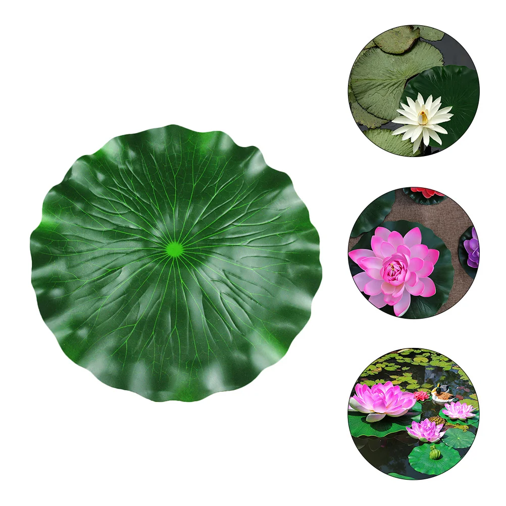 Simulated Lotus Leaf Fountain Leaves Fake Ornament Water Pool Aquarium Eva Novel Photo Props Artificial Outdoor Plants
Simulated Lotus Leaf Fountain Leaves Fake Ornament Water Pool Aquarium Eva Novel Photo Props Artificial Outdoor Plants