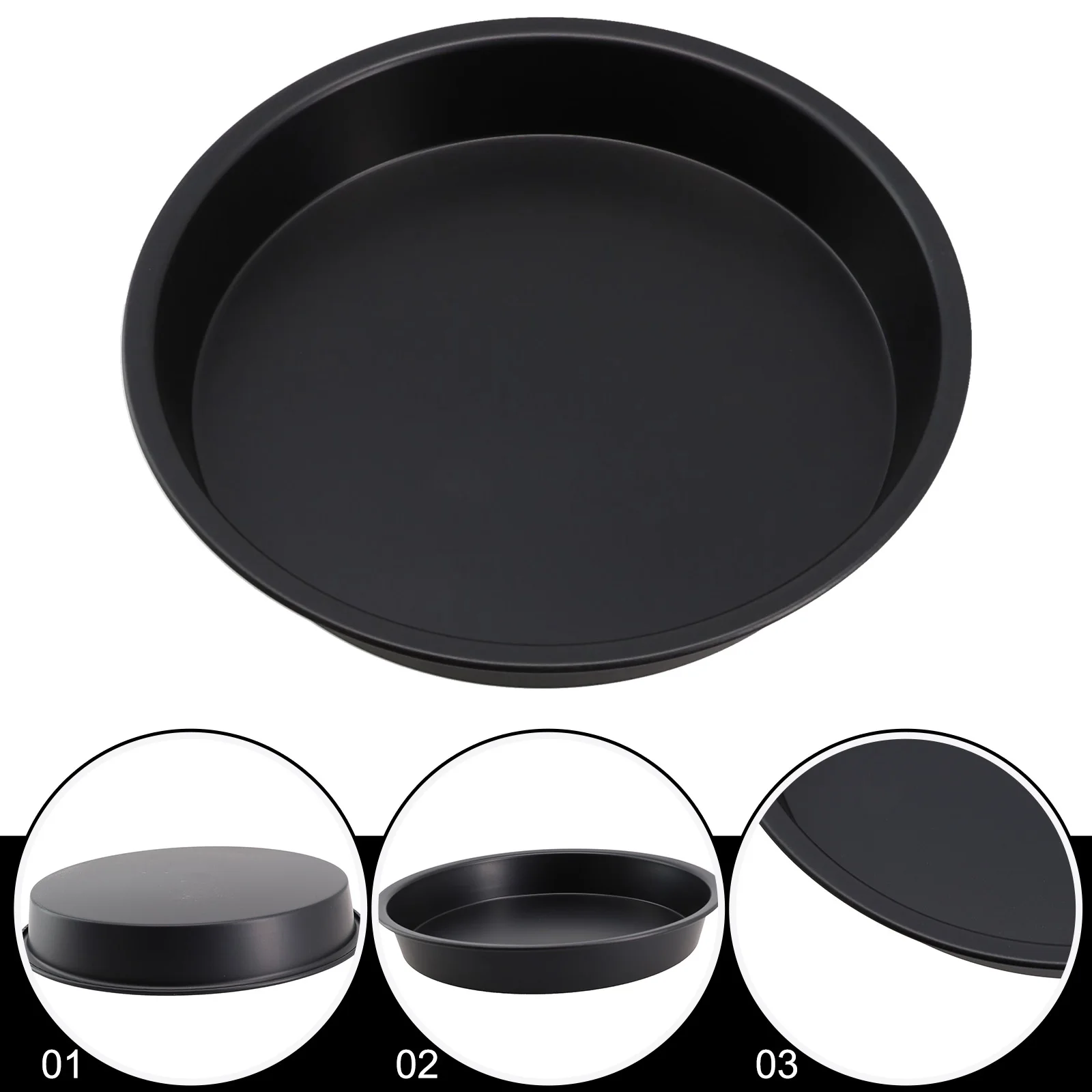 Pizza Pan 5-10 Inch Non-stick Pizza Pan Baking Household Crust Tool Carbon Steel Baking Tools High Temperature Resistant
Pizza Pan 5-10 Inch Non-stick Pizza Pan Baking Household Crust Tool Carbon Steel Baking Tools High Temperature Resistant