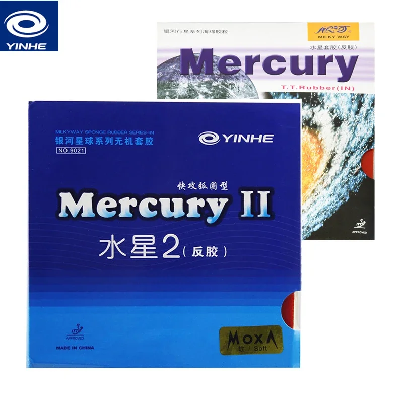 YINHE Mercury 2 Table Tennis Rubber Pimples-in Ping Pong Rubber for Quick Attack with Loop
YINHE Mercury 2 Table Tennis Rubber Pimples-in Ping Pong Rubber for Quick Attack with Loop