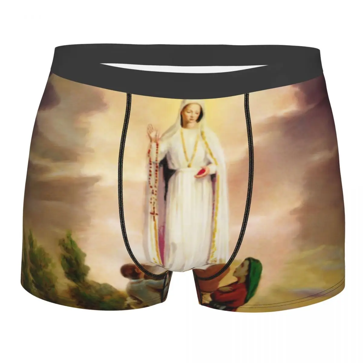 Male Funny Our Lady Of Fatima Underwear Rosary Catholic Christian Virgin Mary Boxer Briefs Breathable Shorts Panties Underpants
Male Funny Our Lady Of Fatima Underwear Rosary Catholic Christian Virgin Mary Boxer Briefs Breathable Shorts Panties Underpants