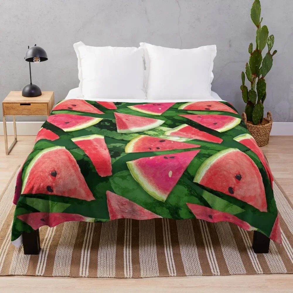 

Watermelon Pattern Creation Throw Blanket Moving Custom blankets ands wednesday Blankets