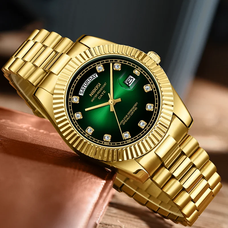 NIBOSI Luxury Men Watch Fashion Waterproof Watches Man Diamond Luminous Date Stainless Steel Wristwatch Quartz Relogio Masculino
NIBOSI Luxury Men Watch Fashion Waterproof Watches Man Diamond Luminous Date Stainless Steel Wristwatch Quartz Relogio Masculino