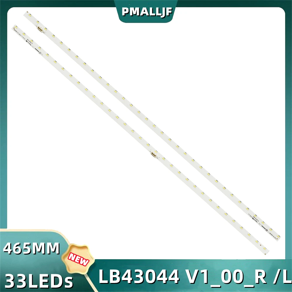 Светодиодная лента для подсветки Sony LB43044 V1 _ 00 _ R LB43044 V0 _ 00 _ L KDL-43WF805 KDL-43W800F 74.43t08.004-00-fc T430HVF03.2, 2 шт./комплект
Светодиодная лента для подсветки Sony LB43044 V1 _ 00 _ R LB43044 V0 _ 00 _ L KDL-43WF805 KDL-43W800F 74.43t08.004-00-fc T430HVF03.2, 2 шт./комплект