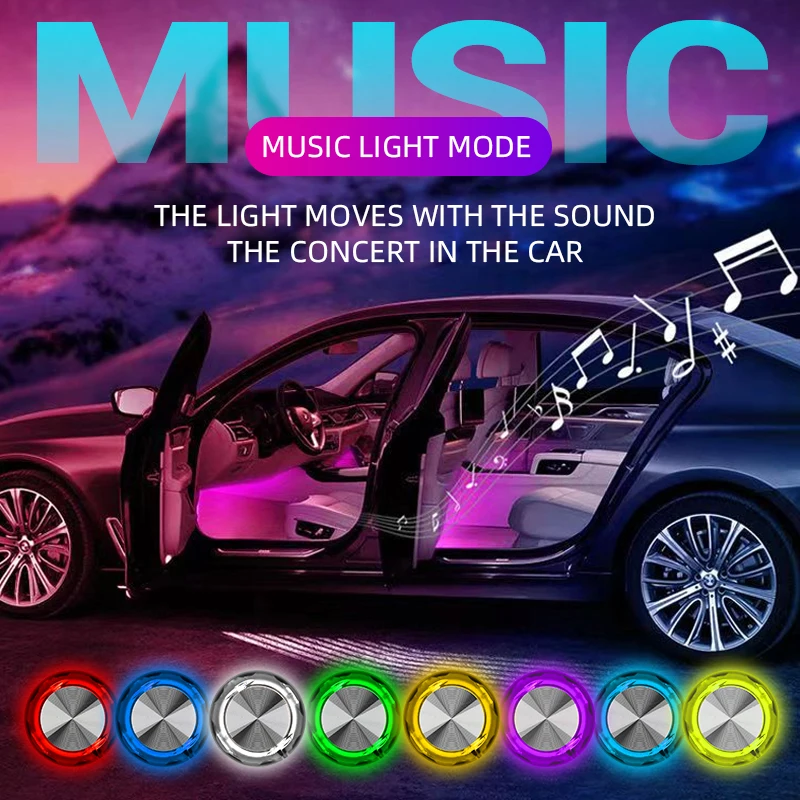Car Interior LED Ambient Light Remote Voice ControlDecorative Light Colorful RGBUniversal Foot Light Auto USB Atmosphere Light
Car Interior LED Ambient Light Remote Voice ControlDecorative Light Colorful RGBUniversal Foot Light Auto USB Atmosphere Light