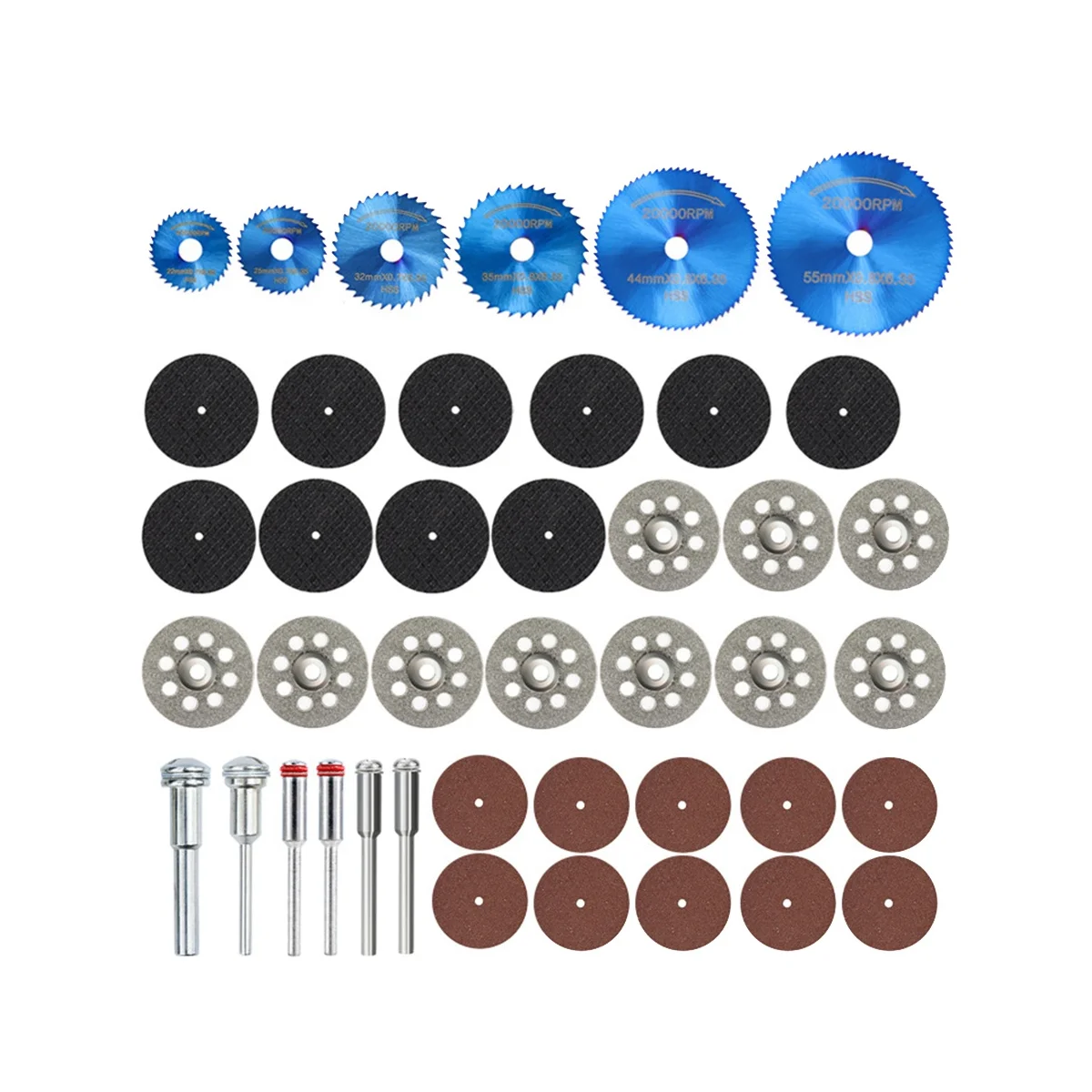42PCS Circular Saw Blade Set Diamond Cutting Disc Metal Cut Off Wheel HSS Saw Disc for Tool Woodworking Tool
42PCS Circular Saw Blade Set Diamond Cutting Disc Metal Cut Off Wheel HSS Saw Disc for Tool Woodworking Tool