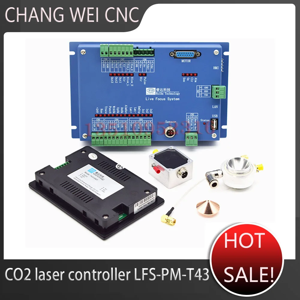 

Cnc Co2 Laser Controller Lfs-pm-t43 Lfs-am-t43 Precision Software Automatic Focusing Sensor System With Sensor Amplifier