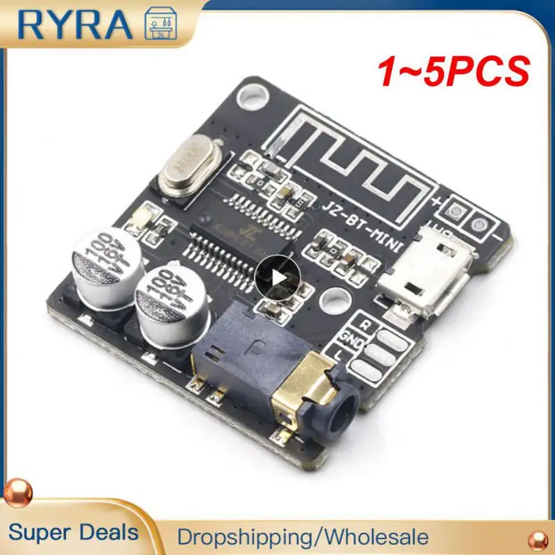 1~5PCS Audio Receiver Board 5.0 MP3 Lossless Decoder Board Wireless Stereo Music Module 3.7-5V XY-BT-Mini
1~5PCS Audio Receiver Board 5.0 MP3 Lossless Decoder Board Wireless Stereo Music Module 3.7-5V XY-BT-Mini