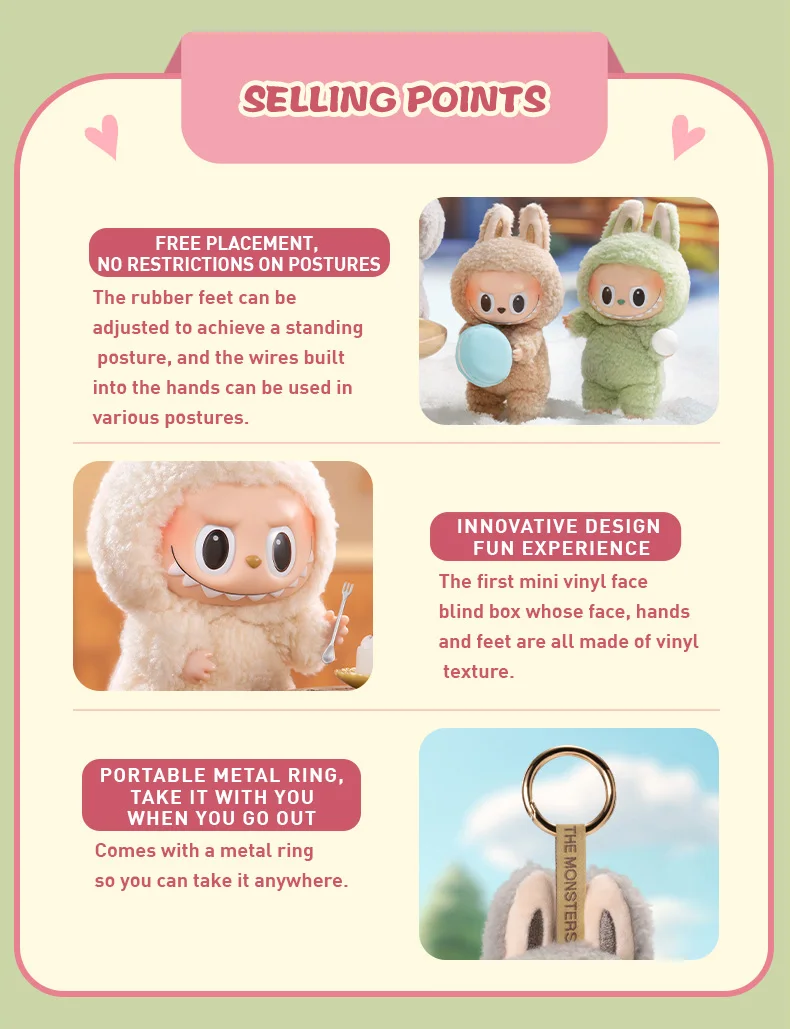 LABUB 1.0 Sweet Macaron Series-POP MART: 100% Genuine Figure, Blind Box, Sweet Theme, Collecting/Gifting, Hot Trend! LABUB 1.0 Sweet Macaron Series-POP MART: 100% Genuine Figure, Blind Box, Sweet Theme, Collecting/Gifting, Hot Trend!