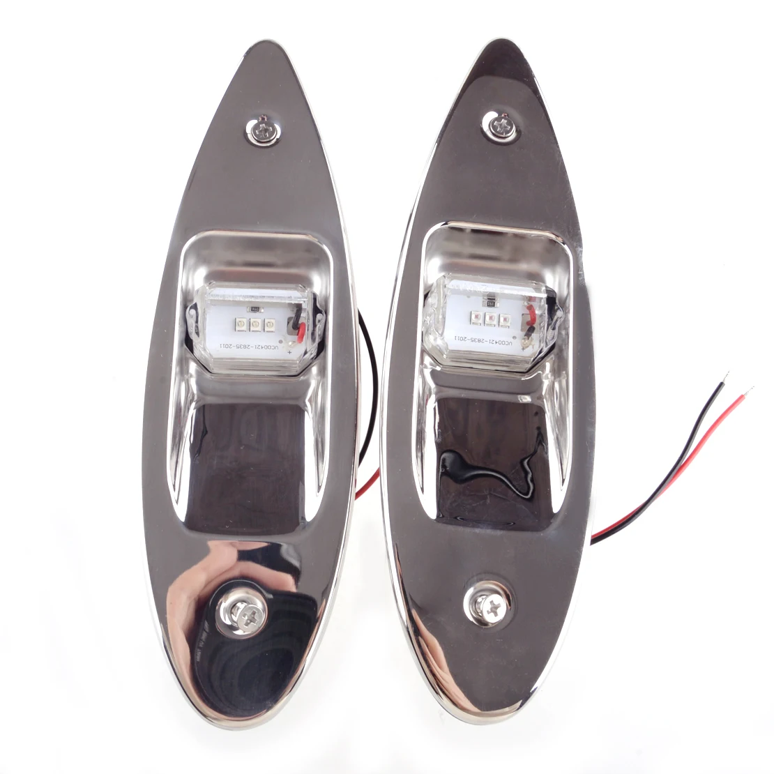 2Pcs Green & Red 12V Marine Boat LED Navigation Side Bow Tear Drop Light Flush Mount Long Irradiation Distance IP67
2Pcs Green & Red 12V Marine Boat LED Navigation Side Bow Tear Drop Light Flush Mount Long Irradiation Distance IP67