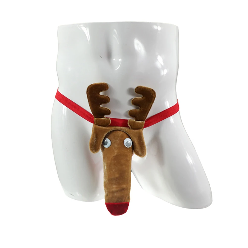 Sexy Men Sissy G-String Underwear Reindeer Bulge Pouch Thong T Back Funny Briefs Gay Man Seduction Panties Erotic Lingerie
Sexy Men Sissy G-String Underwear Reindeer Bulge Pouch Thong T Back Funny Briefs Gay Man Seduction Panties Erotic Lingerie