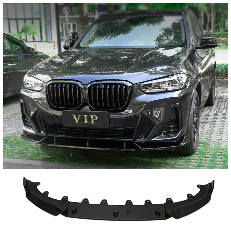 For BMW X3 X4 G01 G02 G08 2022 2023 High Quality ABS Bright Black Bumper Front Lip Spoiler Diffuser Protector Cover
For BMW X3 X4 G01 G02 G08 2022 2023 High Quality ABS Bright Black Bumper Front Lip Spoiler Diffuser Protector Cover
