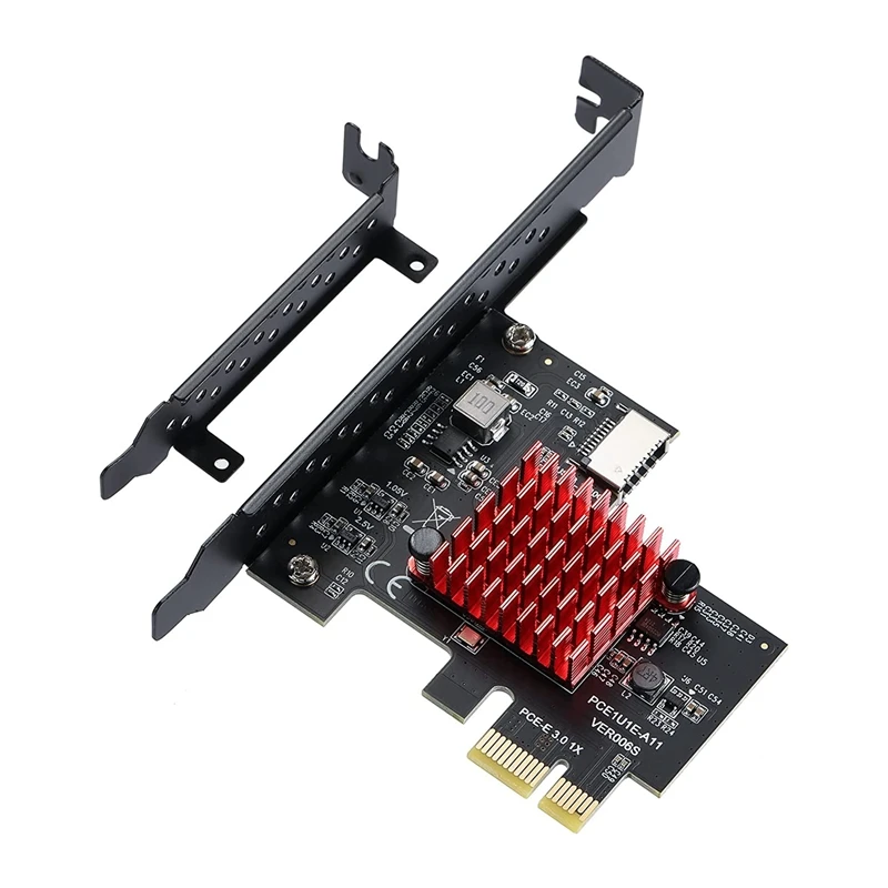 PCIE USB 3.1 GEN2 Type-E Expansion Card,10Gbps PCI Express 3.0 1X To 20Pin Front Panel Type C Connector For Windows 10/8
PCIE USB 3.1 GEN2 Type-E Expansion Card,10Gbps PCI Express 3.0 1X To 20Pin Front Panel Type C Connector For Windows 10/8