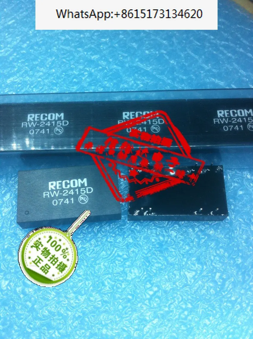 RW-2415D RECOM Isolated DC/DC Converter 3W Power Module 24V to 15V New Original
RW-2415D RECOM Isolated DC/DC Converter 3W Power Module 24V to 15V New Original