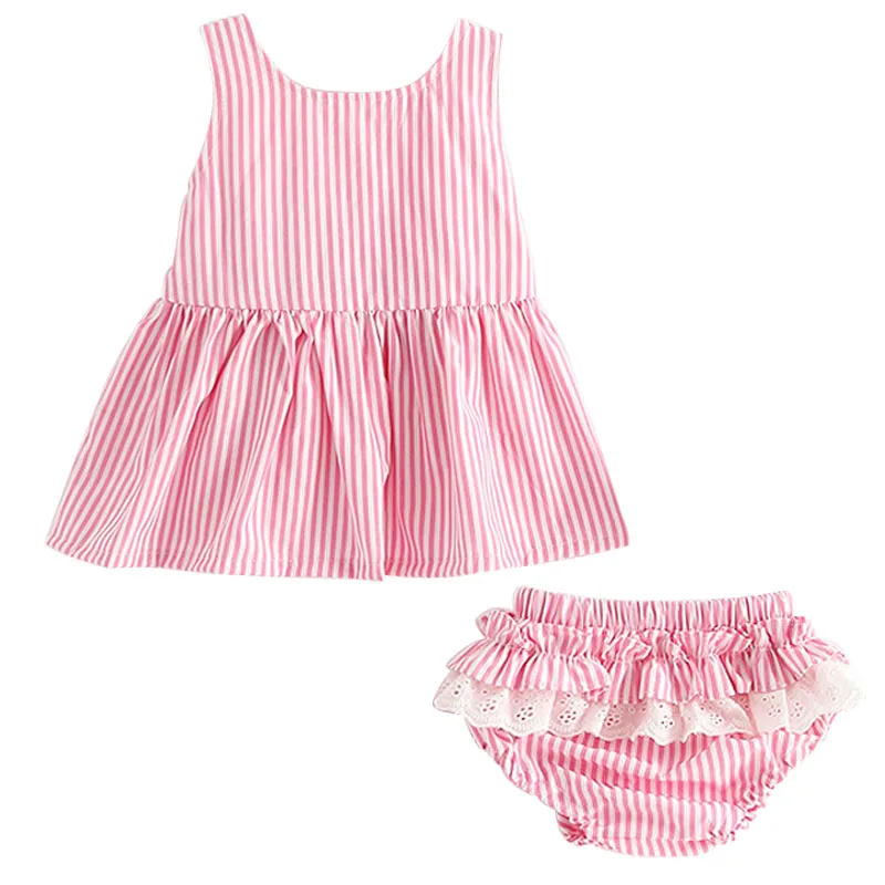 2Piece Summer Toddler Girl Outfits Set Korean Cute Bow Stripe Sleeveless Cotton Tops+Shorts Newborn Clothes Baby Clothing BC1490
2Piece Summer Toddler Girl Outfits Set Korean Cute Bow Stripe Sleeveless Cotton Tops+Shorts Newborn Clothes Baby Clothing BC1490