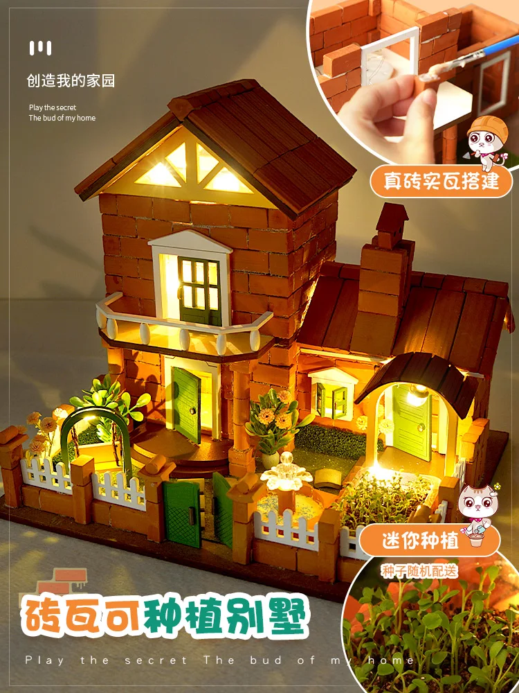 Chinese Style Wood DIY Crafts House Mininatures Large-scale Hand-made Assembled Building Model Toy Birthday Gift Home Arts Craft
Chinese Style Wood DIY Crafts House Mininatures Large-scale Hand-made Assembled Building Model Toy Birthday Gift Home Arts Craft