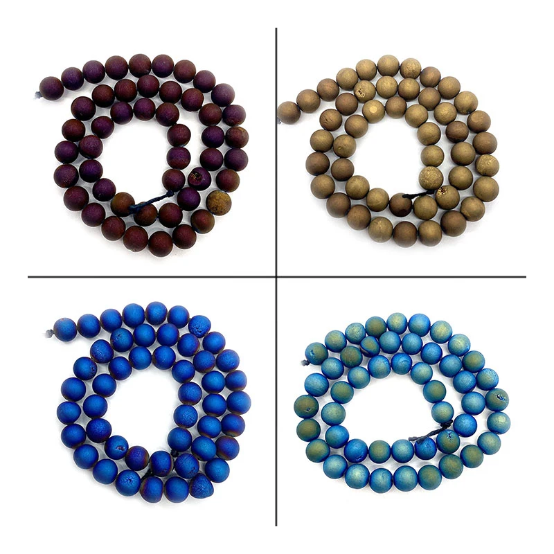 6mm 8mm 10mm Natural Electroplated Stone Beads for Fashion Jewelry Making DIY Necklaces Bracelet Earrings Handmade Accessories
6mm 8mm 10mm Natural Electroplated Stone Beads for Fashion Jewelry Making DIY Necklaces Bracelet Earrings Handmade Accessories