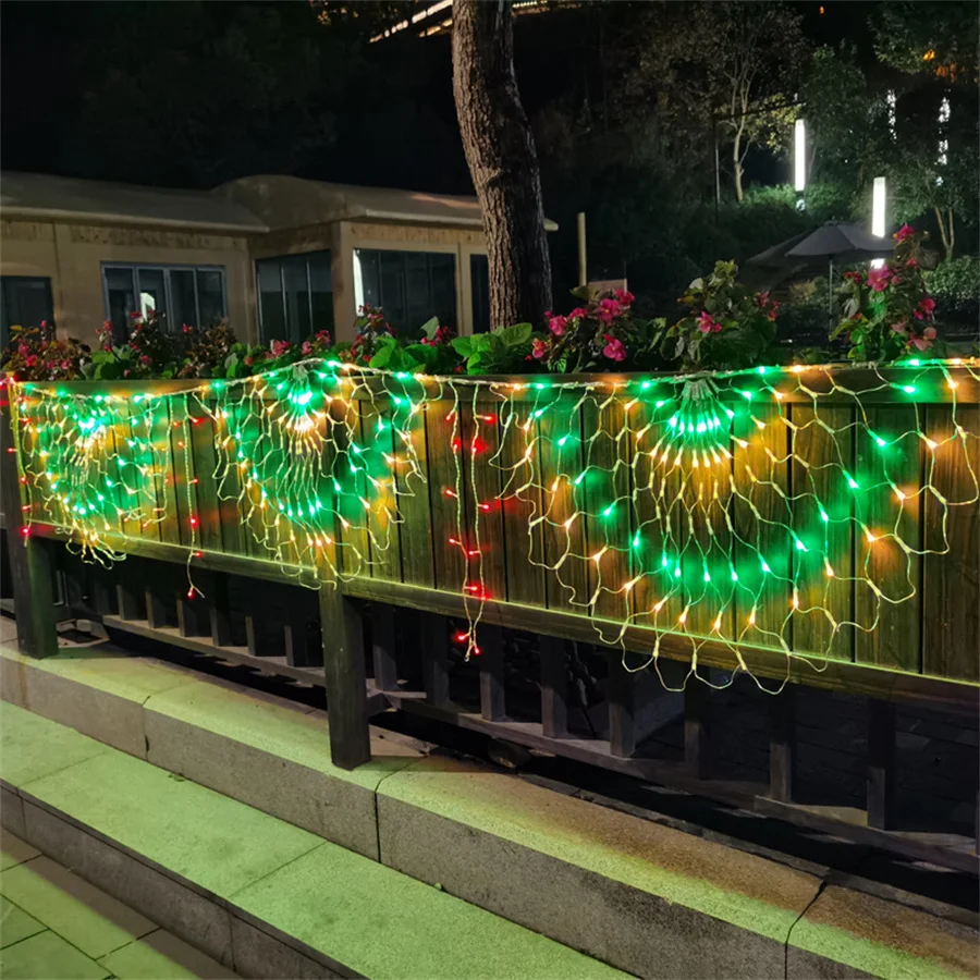 Peacock LED Net Mesh String Light 3*0.5M 414LED Outdoor Window Curtain Fairy Light Christmas Net Garland Light for Wedding Decor
Peacock LED Net Mesh String Light 3*0.5M 414LED Outdoor Window Curtain Fairy Light Christmas Net Garland Light for Wedding Decor