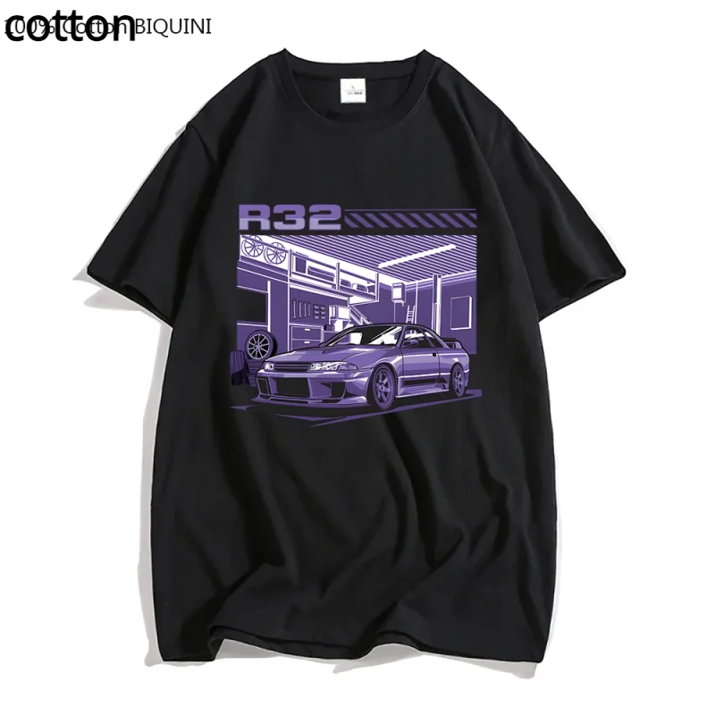 Initial D R32 Purple Drift Car T Shirt Men Summer Short Sleeve Tee Hop T-shirt for Male Harajuku Top Funny Streetwear Cotton
Initial D R32 Purple Drift Car T Shirt Men Summer Short Sleeve Tee Hop T-shirt for Male Harajuku Top Funny Streetwear Cotton