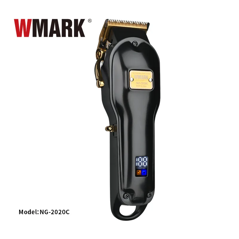

2024 New WMARK NG-2020C All-metal Rechargeable Hair Clipper Electric Clipper with 440C Blade Hair Cutting Machine