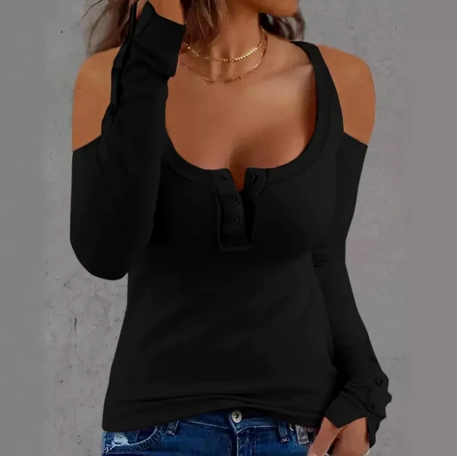 Women's Top 2024 Summer Fashion New Button Knitted Off Shoulder Shirt Hollow Elegant Casual Style Commuter Shirt
Women's Top 2024 Summer Fashion New Button Knitted Off Shoulder Shirt Hollow Elegant Casual Style Commuter Shirt