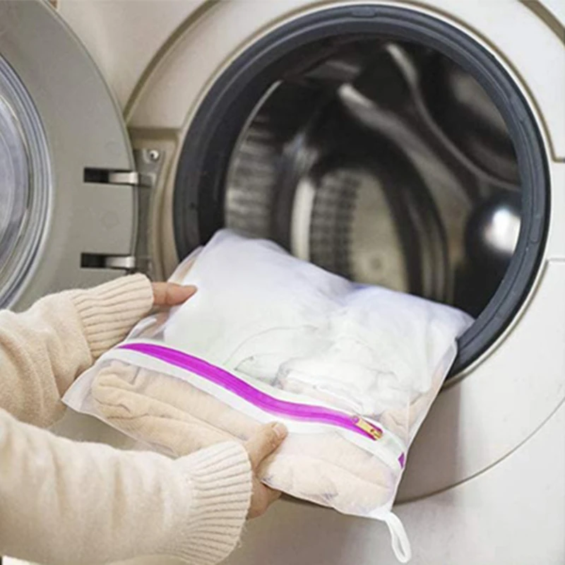 Zippered Laundry Bag for Washing Machines, Laundry Basket, Mesh Bag, Coarse Net, Polyester Laundry Wash Bags, 4 Sizes
Zippered Laundry Bag for Washing Machines, Laundry Basket, Mesh Bag, Coarse Net, Polyester Laundry Wash Bags, 4 Sizes