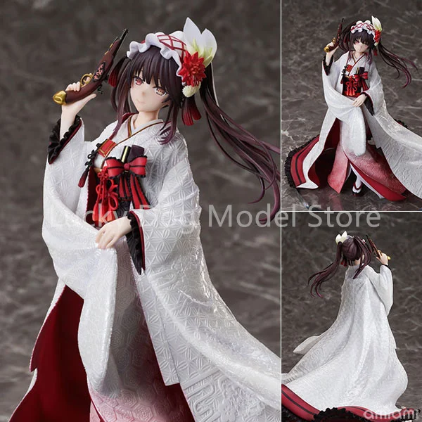FuRyu Оригинал: Date A Live IV Kurumi Tokisaki -Shiromuku- 1/7 ПВХ экшн-модель игрушки коллекционная кукла подарок 
FuRyu Оригинал: Date A Live IV Kurumi Tokisaki -Shiromuku- 1/7 ПВХ экшн-модель игрушки коллекционная кукла подарок