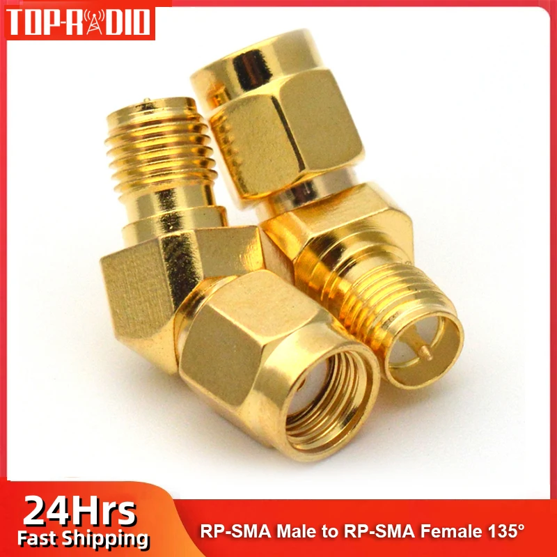 1PC PR-SMA Male To RP SMA Female Adapter RPSMA Connector 45 Degree 135 Angle SMA To SMA RF Connector for WiFi Antenna FPV Drone
1PC PR-SMA Male To RP SMA Female Adapter RPSMA Connector 45 Degree 135 Angle SMA To SMA RF Connector for WiFi Antenna FPV Drone