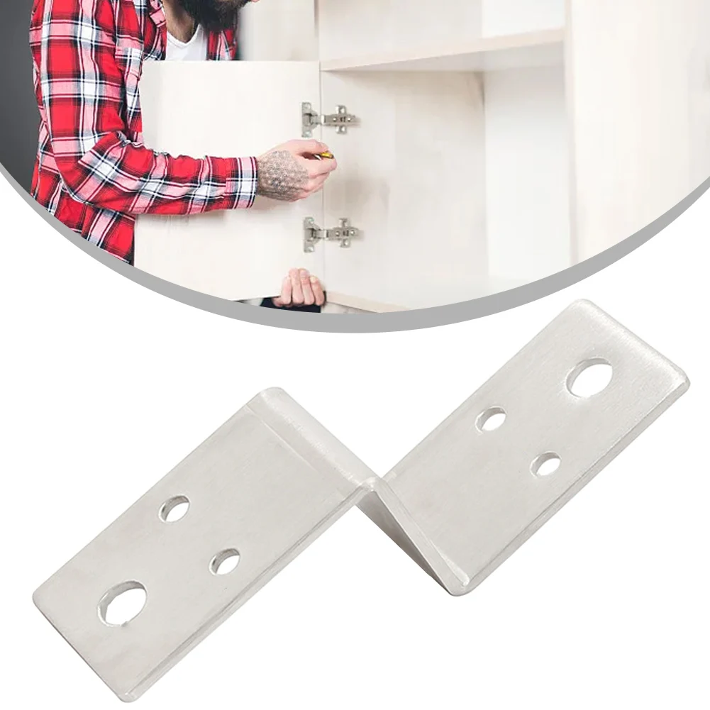 1PCs Stainless Steel Z-shaped Corner Fixed Connector Multifunctional Thickened Accessories For Bedroom Kitch 5Sizes Optional
1PCs Stainless Steel Z-shaped Corner Fixed Connector Multifunctional Thickened Accessories For Bedroom Kitch 5Sizes Optional