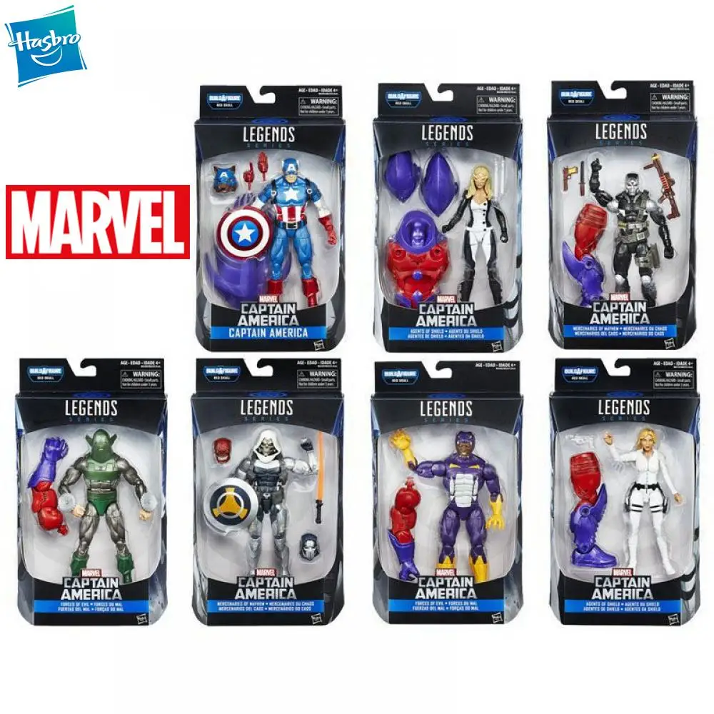 

Original Hasbro Marvel Legends Captain America Civil War Captain America Punisher Whirlwind Crossbones 6 Inch Action Figures Toy