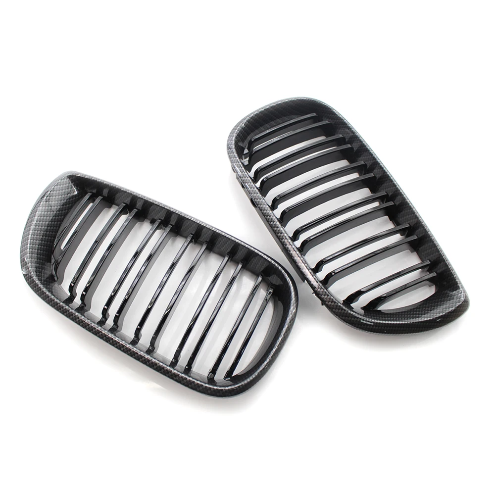 A Pair Carbon Fiber Front Kidney Grill Grills Double Slat for BMW 3 Series E46 4 Door 2002-2005 Racing Grills Car Styling
A Pair Carbon Fiber Front Kidney Grill Grills Double Slat for BMW 3 Series E46 4 Door 2002-2005 Racing Grills Car Styling
