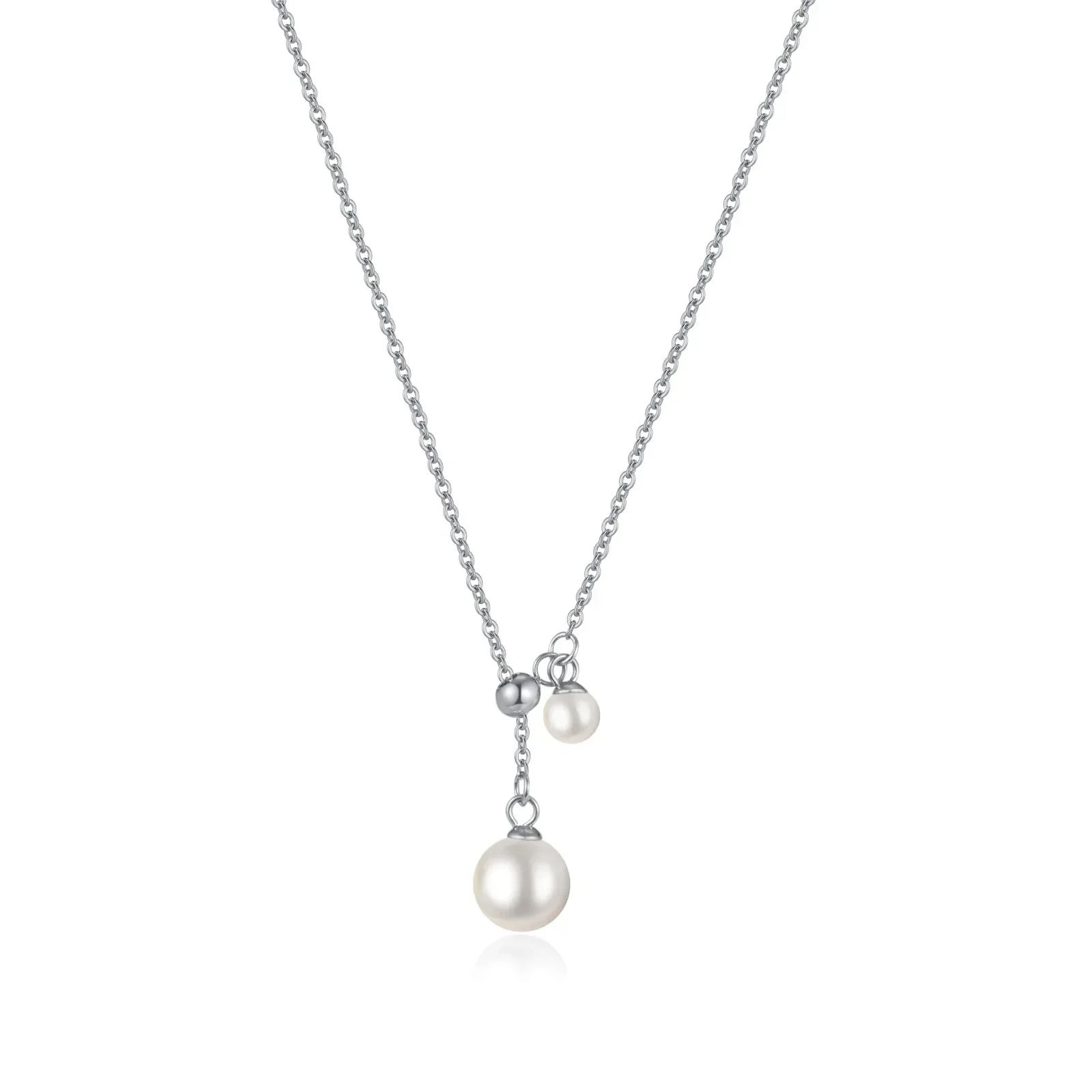 SGN2 Silver Pearl Necklace Delicate Shiny Geometric Shape Choker Birthday Gift For Women's Jewelry
SGN2 Silver Pearl Necklace Delicate Shiny Geometric Shape Choker Birthday Gift For Women's Jewelry