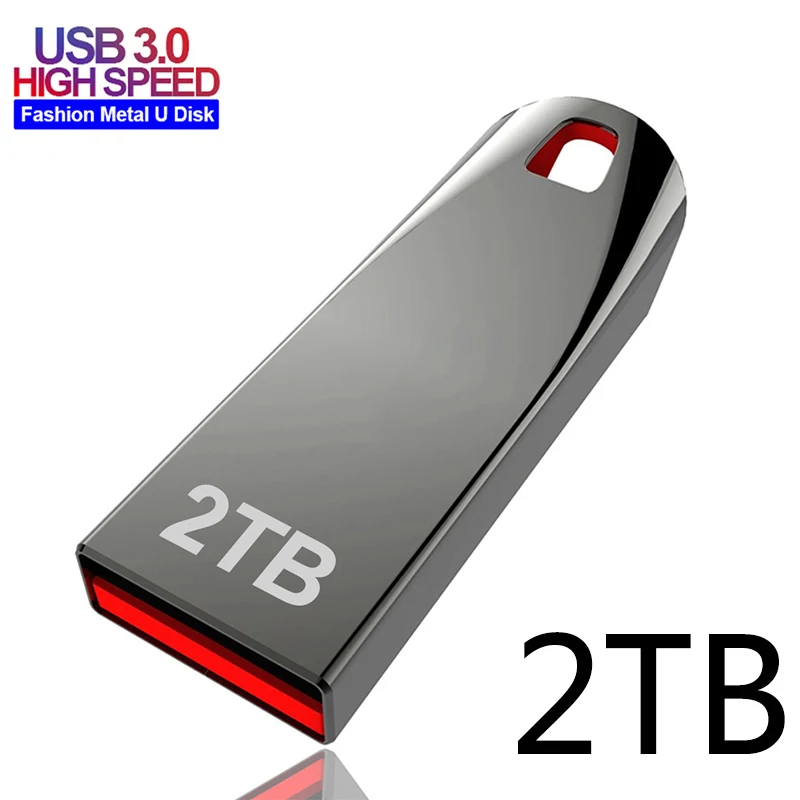 

Metal Usb 3.0 Pen Drive 2TB Usb Flash Drives 1TB High Speed Pendrive 512GB Portable SSD Memoria Usb Flash Disk TYPE-C Adapter