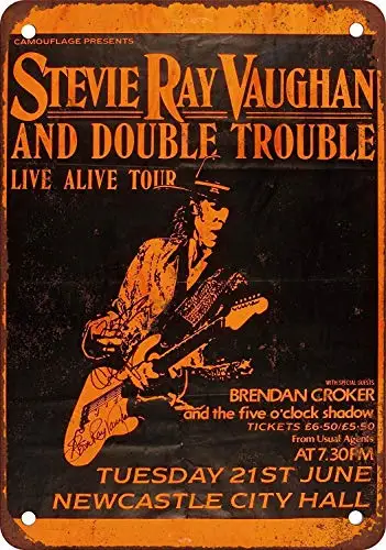 Bobdsa Mrute Fashionable 1988 Stevie Ray Vaughn in Newcastle Vintage Look Reproduction 8X12 inches Metal tin Sign Vintage Signs
Bobdsa Mrute Fashionable 1988 Stevie Ray Vaughn in Newcastle Vintage Look Reproduction 8X12 inches Metal tin Sign Vintage Signs