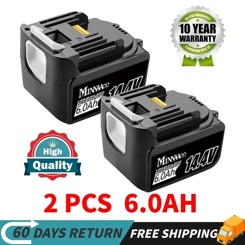 14.4V 6000mAH Drills Battery for Makita BL1430 Rechargeable Lithium Ion LXT200 BL1415 194558-0 194559-8 Free Shipping
14.4V 6000mAH Drills Battery for Makita BL1430 Rechargeable Lithium Ion LXT200 BL1415 194558-0 194559-8 Free Shipping