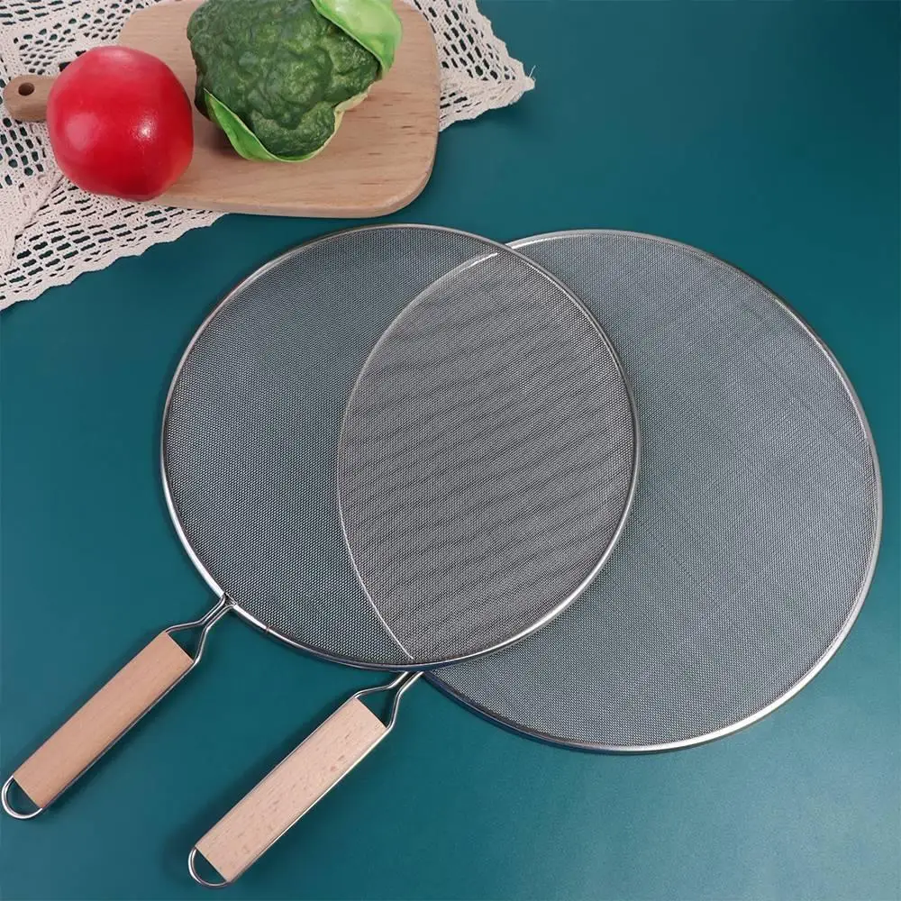 Steel Durable Frying Pan Household Splatter Screen Kitchen Tool Splash Cover Explosion Proof Cover Oil Cover Frying Screen
Steel Durable Frying Pan Household Splatter Screen Kitchen Tool Splash Cover Explosion Proof Cover Oil Cover Frying Screen