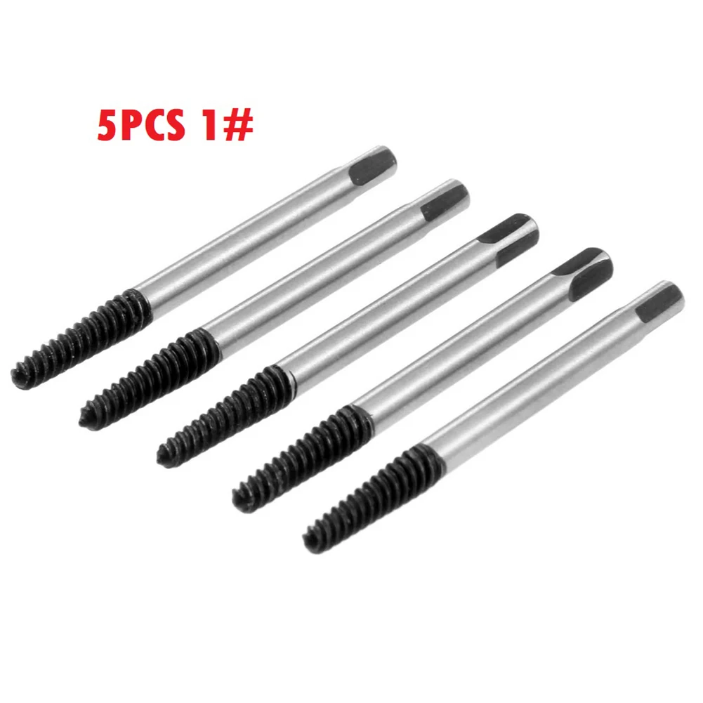 5Pcs 1# Screw Extractor Drill Bits Guide Damaged Broken Bolt Removal Easy Out Steel For Electrical Drill Power Tools Accessories
5Pcs 1# Screw Extractor Drill Bits Guide Damaged Broken Bolt Removal Easy Out Steel For Electrical Drill Power Tools Accessories