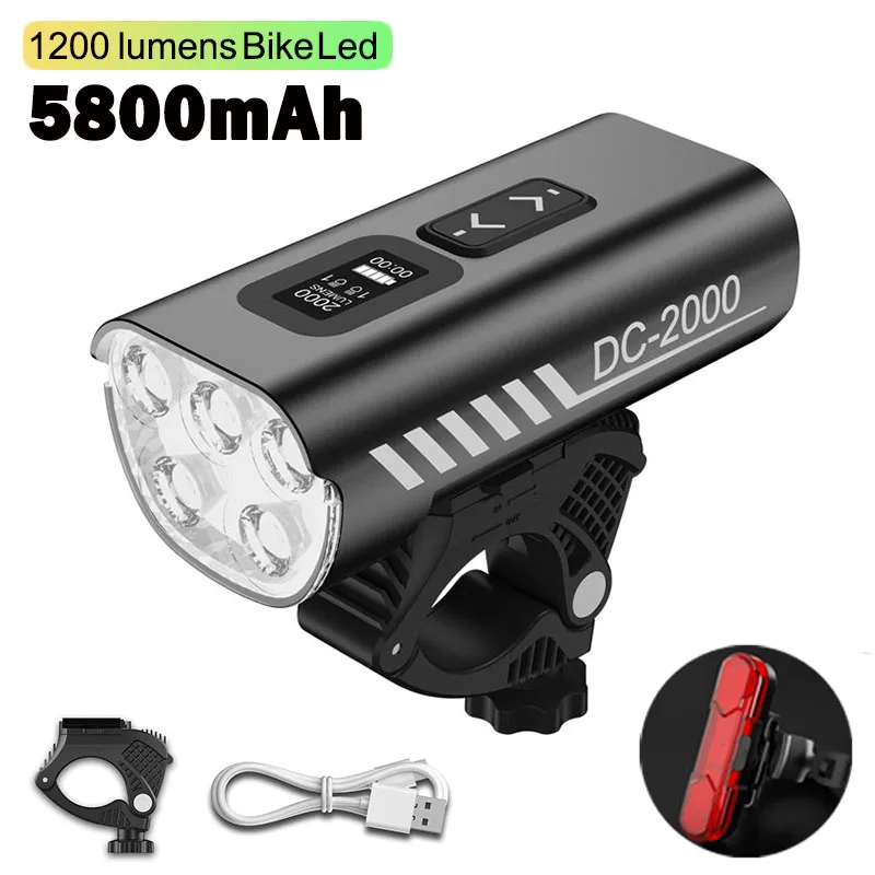 Bicycle Light Rainproof Bike Flashlight USB Rechargeable LED 2400 Lumens MTB Road Bike Front Lamp As Power Bank Bike Accessories
Bicycle Light Rainproof Bike Flashlight USB Rechargeable LED 2400 Lumens MTB Road Bike Front Lamp As Power Bank Bike Accessories