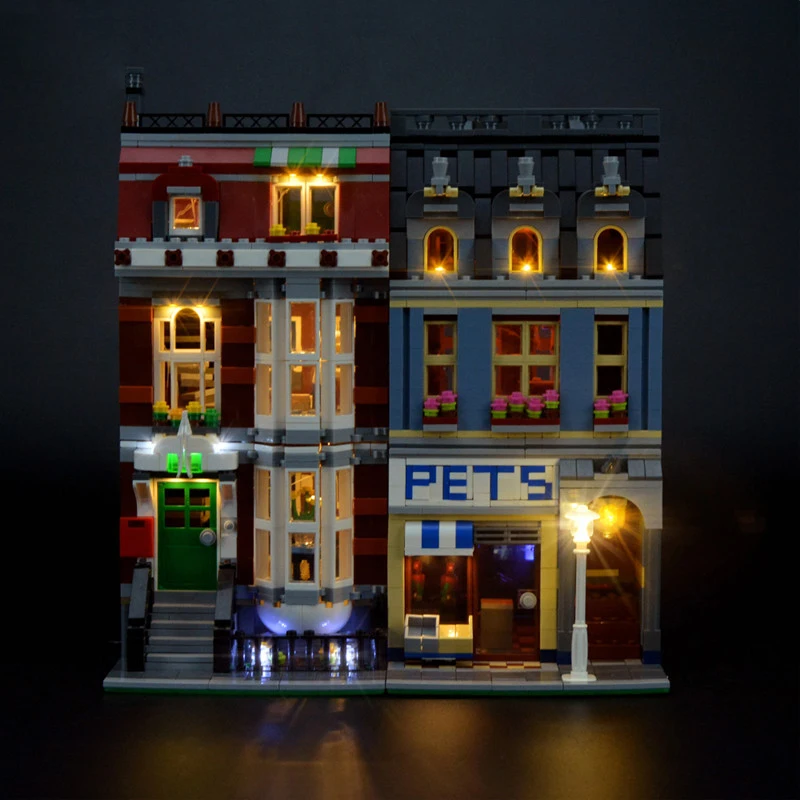 Compatible with 10218 Creative Street View Series Pet Store LED Lights (LED Lights Only, Block Models Not Included)
Compatible with 10218 Creative Street View Series Pet Store LED Lights (LED Lights Only, Block Models Not Included)