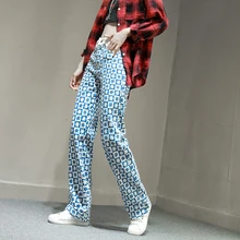 Women's Floral Denim Straight Pants Spring and Autumn High Waist Drape Design Slim Female Wide Leg Casual Jeans 2022
Women's Floral Denim Straight Pants Spring and Autumn High Waist Drape Design Slim Female Wide Leg Casual Jeans 2022