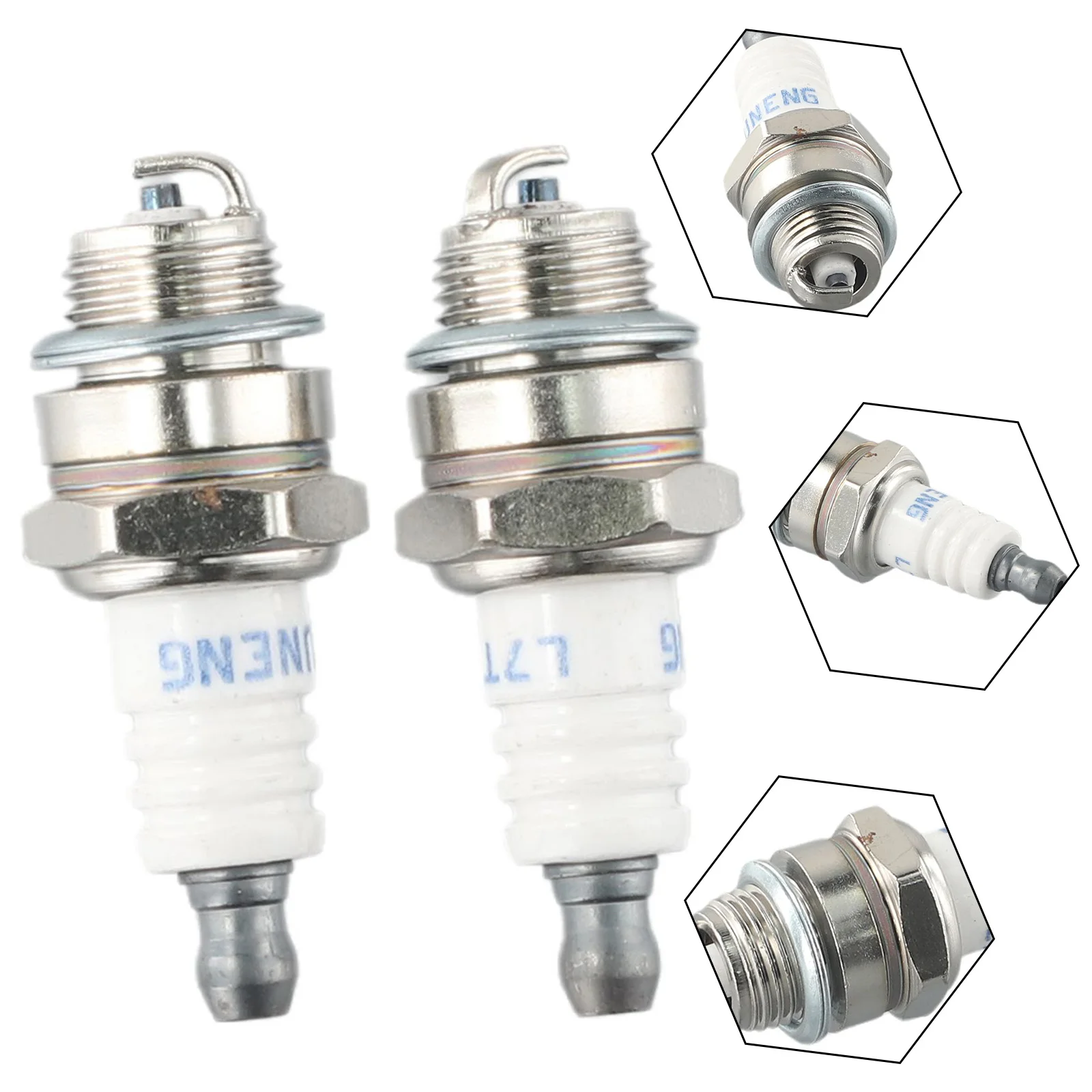 2 Pcs Spark Plug For L6RTC L7RTC L8RTC L8RTF For Trimmer Blower Chainsaw Brushcutter Gas Scooters Pocket Bikes ATV
2 Pcs Spark Plug For L6RTC L7RTC L8RTC L8RTF For Trimmer Blower Chainsaw Brushcutter Gas Scooters Pocket Bikes ATV