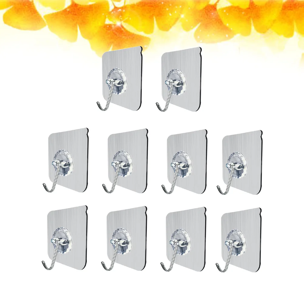 

Adhesive Hooks Strong Bearing Viscose Hook Sucker Waterproof Wall Hooks No Nail Sticky Hangers for Bathroom Kitchen