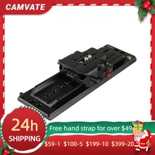 CAMVATE Standard ARRI 12" Sliding Dovetail Plate & Quick Release Baseplate & 15mm Double-Rod Clamp For DSLR Camera Shoulder Rig
CAMVATE Standard ARRI 12" Sliding Dovetail Plate & Quick Release Baseplate & 15mm Double-Rod Clamp For DSLR Camera Shoulder Rig