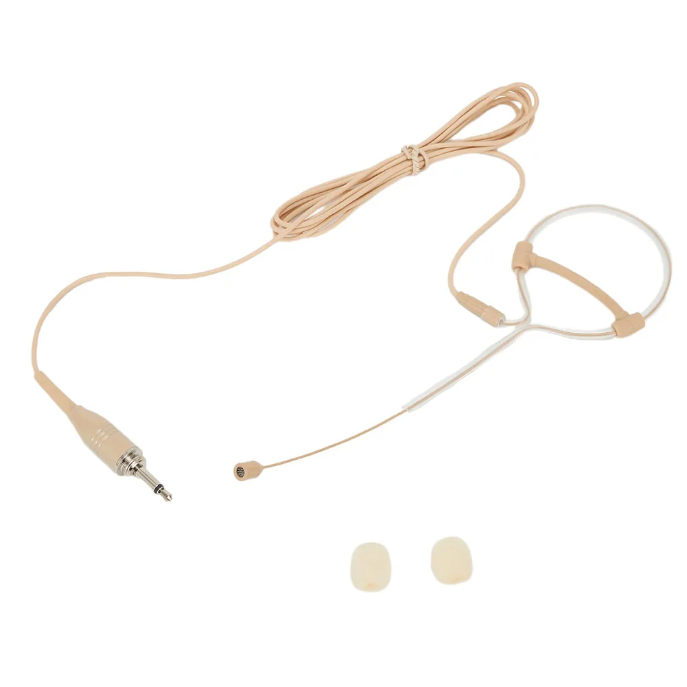 Professional Adjustable Headset Omnidirectional Beige Single Earhook Headset Mic Headworn Microphone 3.5mm 3 Pin 4 Pin XLR Plug
Professional Adjustable Headset Omnidirectional Beige Single Earhook Headset Mic Headworn Microphone 3.5mm 3 Pin 4 Pin XLR Plug