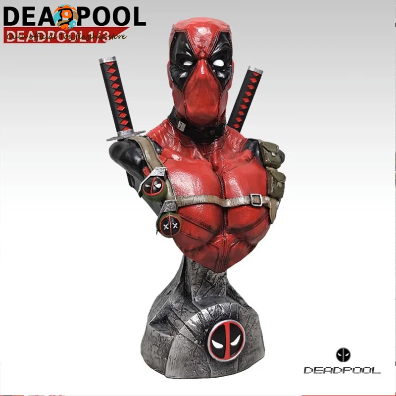 Marvel Comics Avengers Anime Figurine Deadpool Action Figure Half-Body Superhero Statue Room Decor Cool Pendant Christmas Gift 
Marvel Comics Avengers Anime Figurine Deadpool Action Figure Half-Body Superhero Statue Room Decor Cool Pendant Christmas Gift