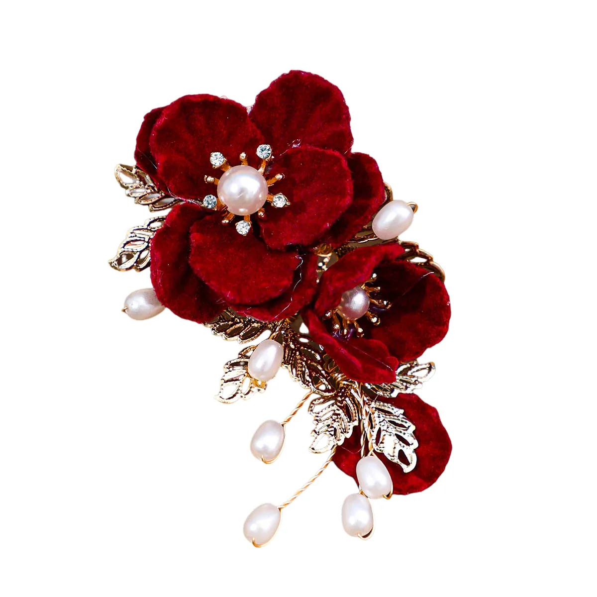Red Flower Hair Clip for Women Wedding Bride Hair Clips with Rhinestones for Banquet Wedding Masquerade
Red Flower Hair Clip for Women Wedding Bride Hair Clips with Rhinestones for Banquet Wedding Masquerade