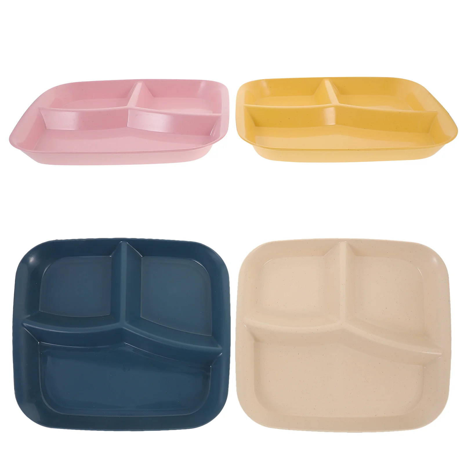 4pcs Reusable Plate Multi-Use Serving Platter Food Dish Reusable Food Divided Plate
4pcs Reusable Plate Multi-Use Serving Platter Food Dish Reusable Food Divided Plate