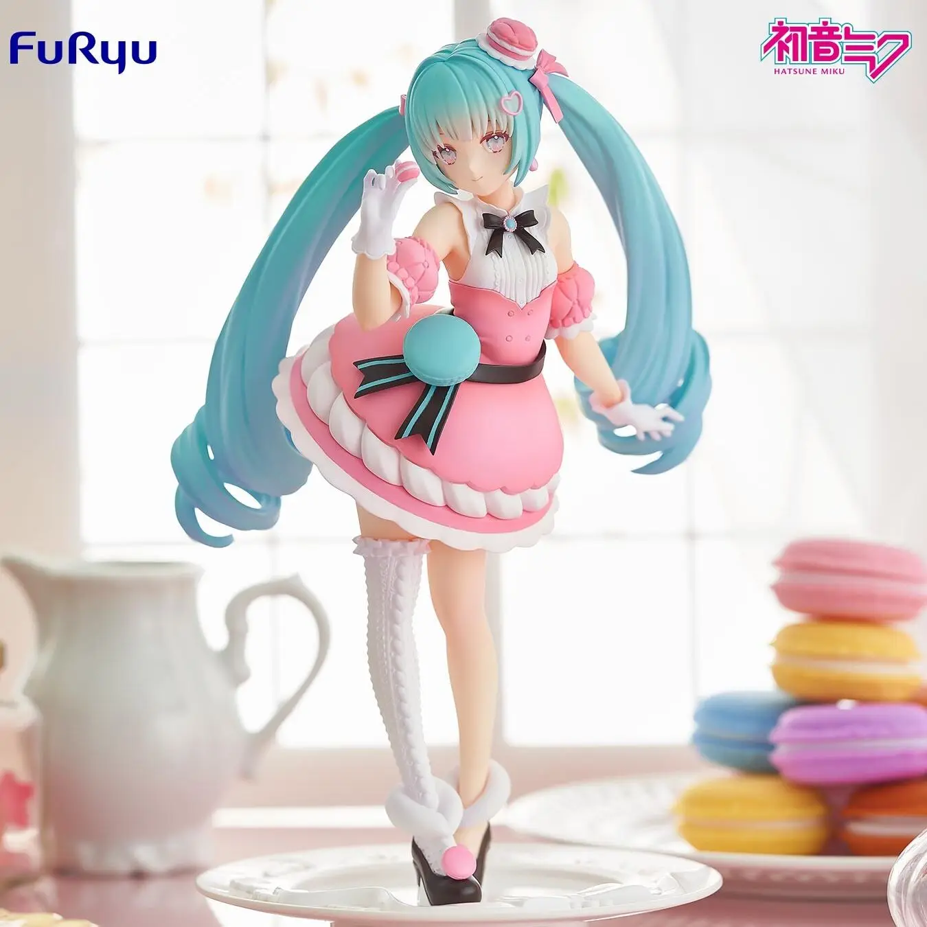 Original Furyu Vocaloid Hatsune Miku Anime Figure Sweets Macaron Exceed Creative Action Figures Collection Model Doll Toy Boys
Original Furyu Vocaloid Hatsune Miku Anime Figure Sweets Macaron Exceed Creative Action Figures Collection Model Doll Toy Boys