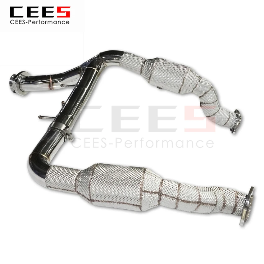 CEES Exhaust System For Ford F150 3.5T Headers With Catalyst Test Pipe Converter High Flow Catted Exhaust Downpipe
CEES Exhaust System For Ford F150 3.5T Headers With Catalyst Test Pipe Converter High Flow Catted Exhaust Downpipe
